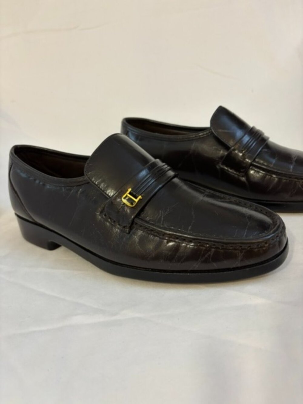 NWOT Florsheim Men's Riva Moc Toe Bit Loafer in Dark Brown Size 10